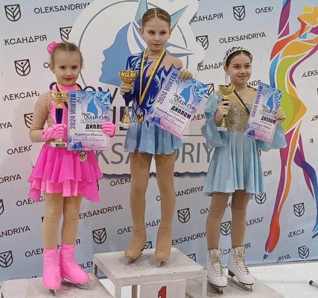 Юні дніпровські фигуристки стали переможницями та призерками Всеукраїнських змагань