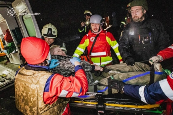 У Харкові ''Шахед'' влучив у багатоповерхівку: виникла пожежа 