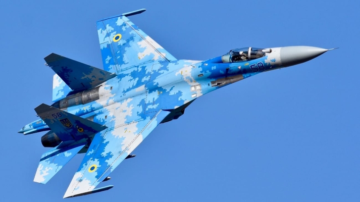Під час атаки РФ Повітряні сили втратили винищувач Су-27 