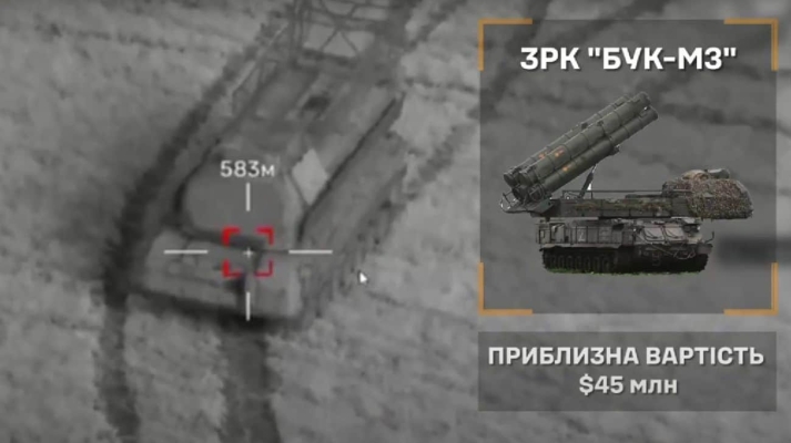 Розвідники показали знищення новітнього ворожого ЗРК ''Бук-М3'' 