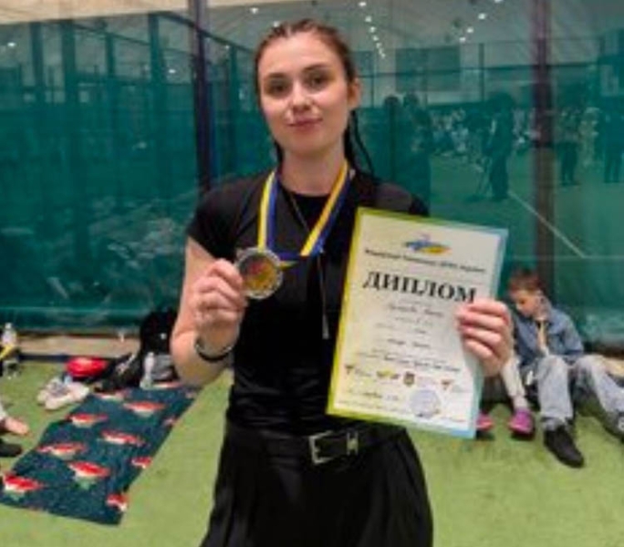 Кам`янчанка Поліна Кучерява здобула «срібло» Чемпіонату України