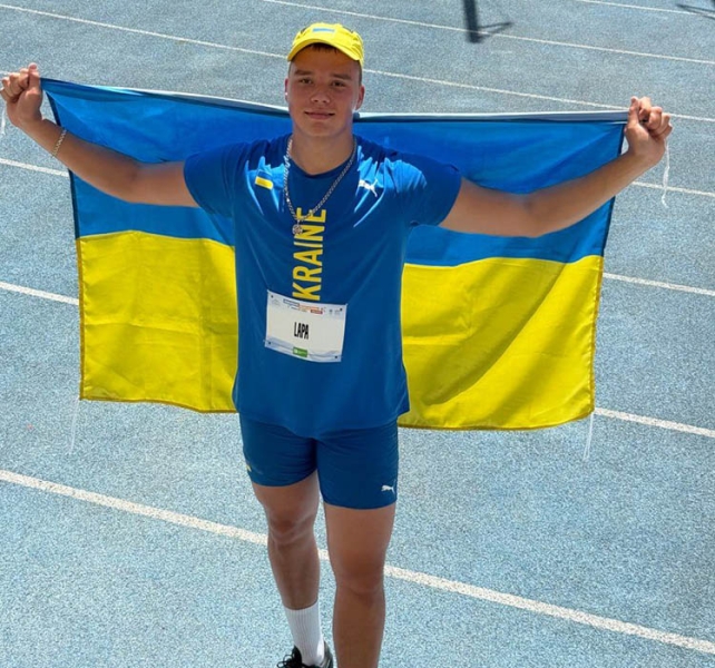 Дніпрянін виборов “бронзу” у метанні диска Європейського юнацького олімпійського фестиваля