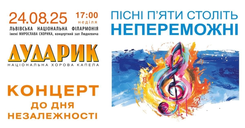 Непереможні: капела «Дударик» відкриває концертний сезон святом української пісні
