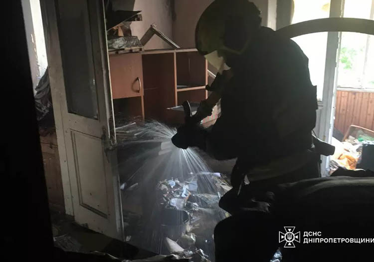 У Дніпрі пожежа забрала життя чоловіка