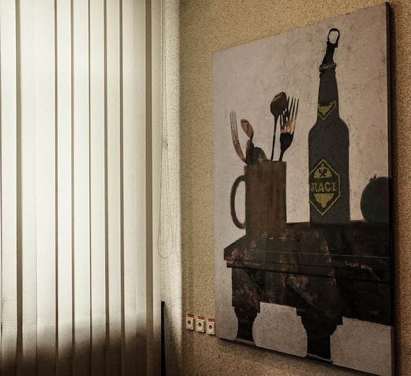У приміщенні колишнього львівського готелю триває виставка Олега Тістола