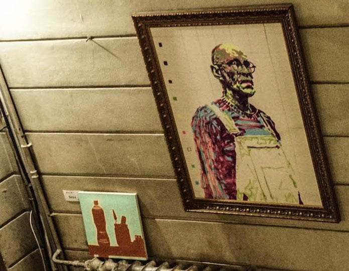 У приміщенні колишнього львівського готелю триває виставка Олега Тістола